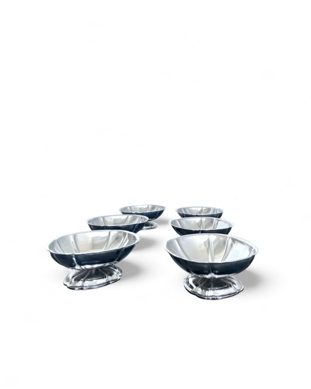 Set of 6 steel cups 1