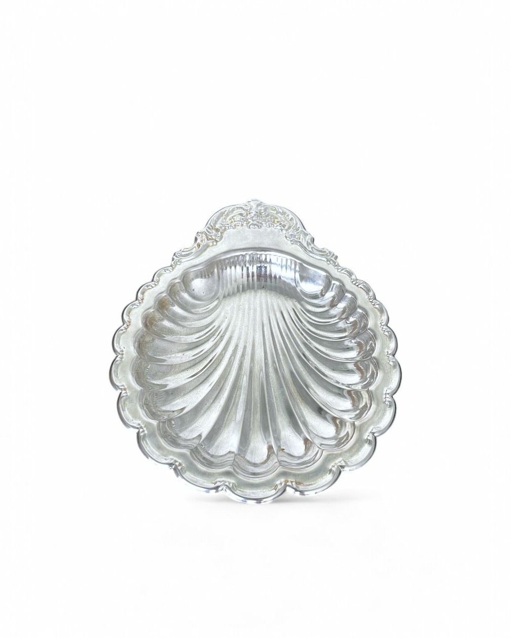 Centrotavola conchiglia in silver plated