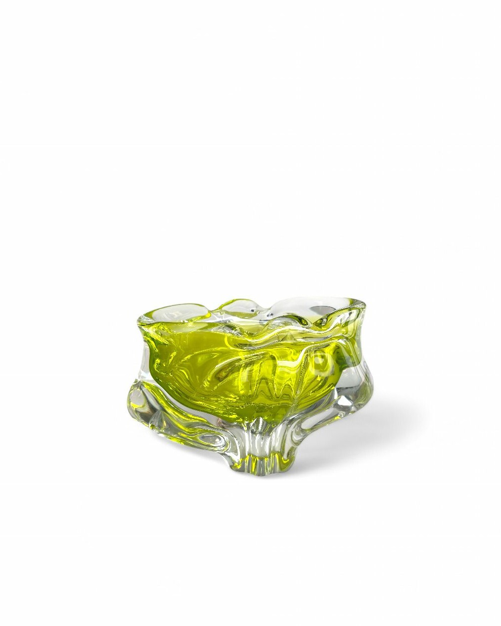 Glass ashtray, design Joseph Hospodka