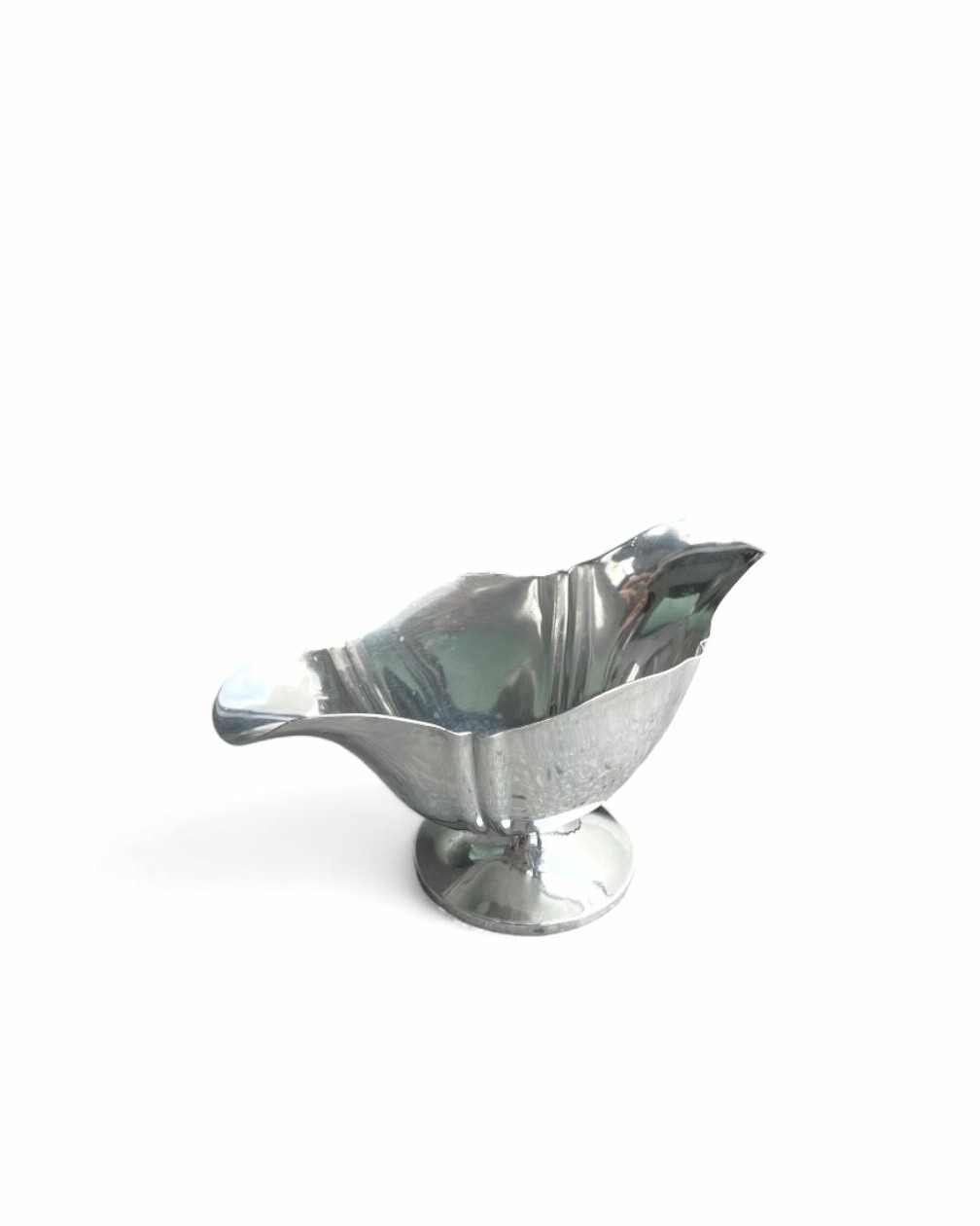 Silver-plated vintage gravy boat