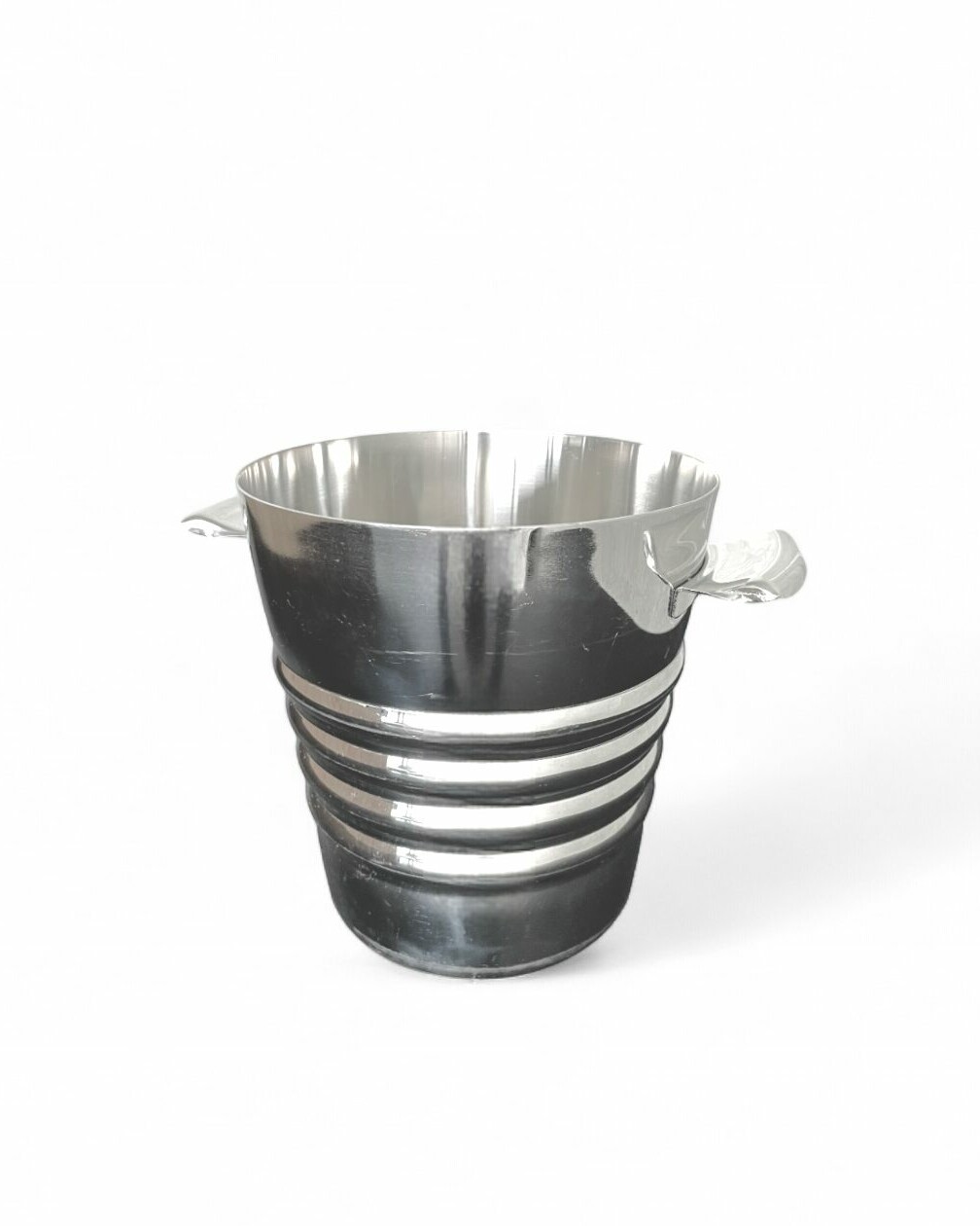 Stainless steel ice bucket