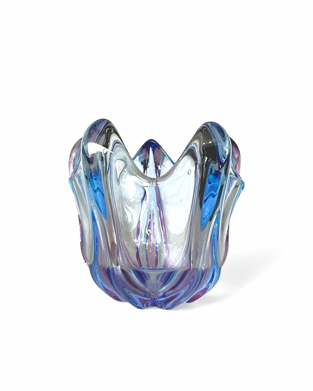 Murano glass centrepiece vase