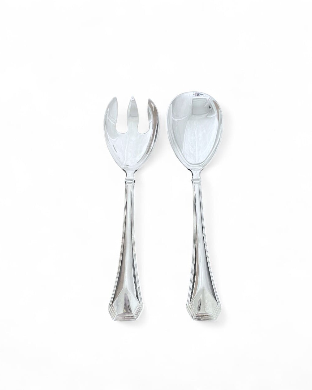 Elegant silver-plated salad cutlery from Faib Argenterie