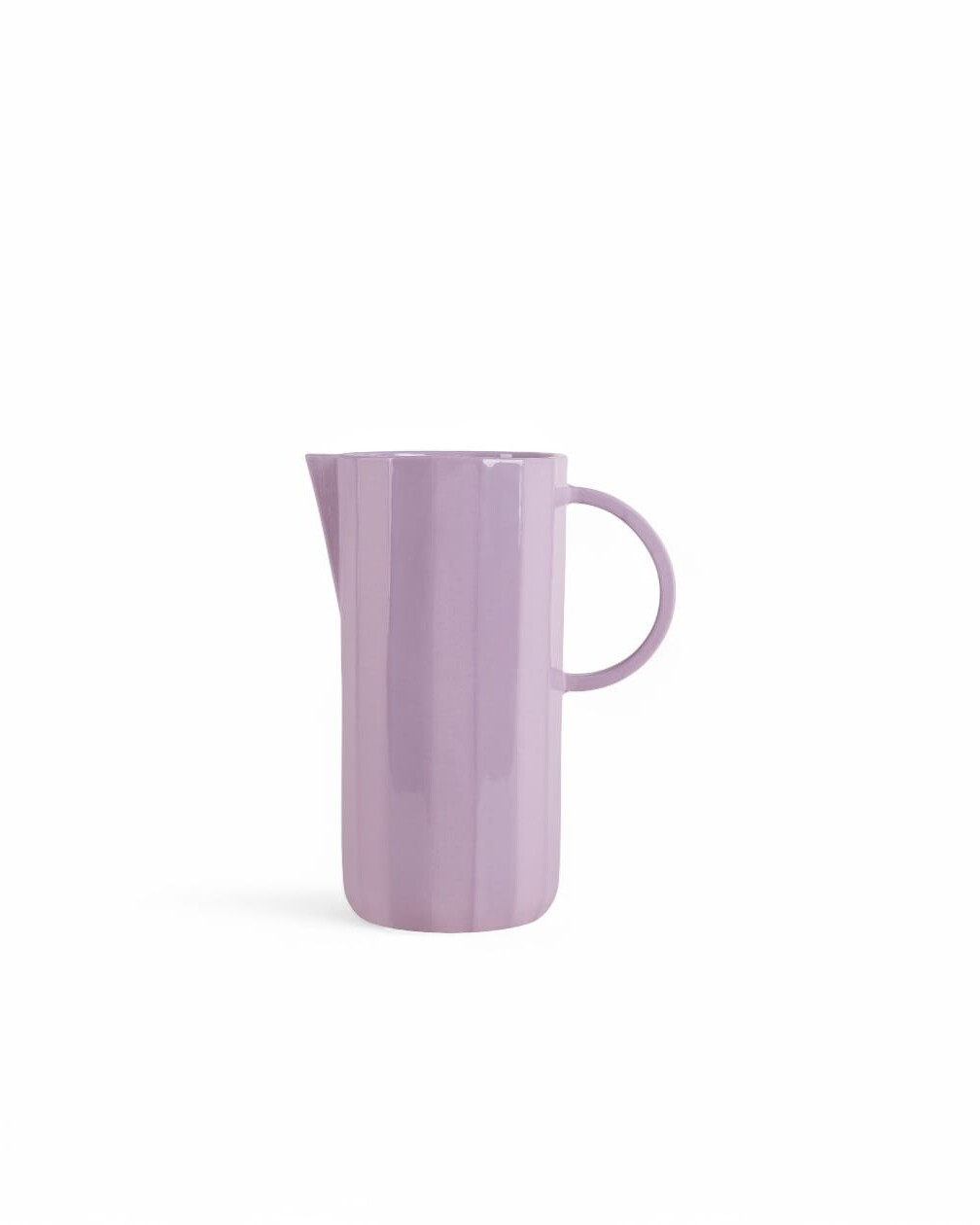 Lavender porcelain 'Facet' carafe by Schneid Studio