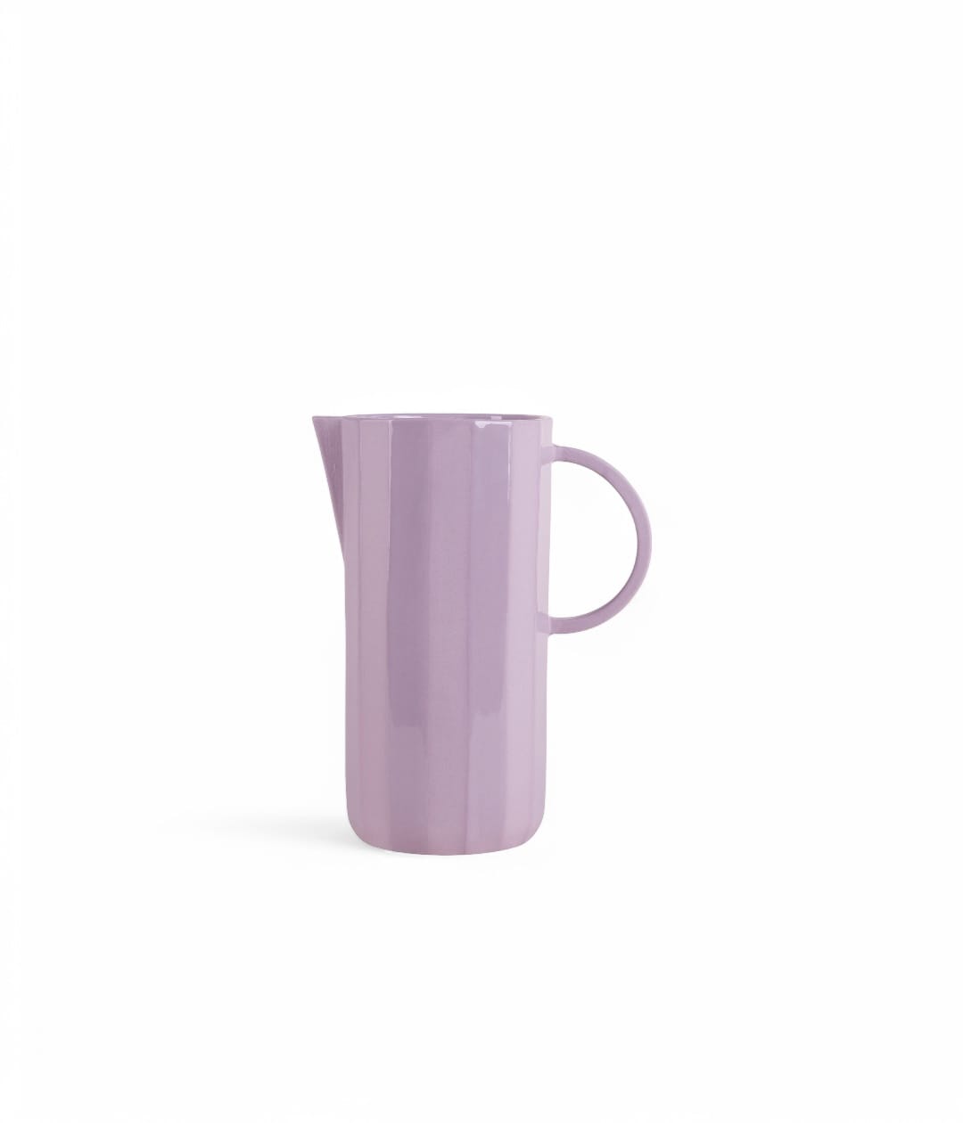 Lavender porcelain 'Facet' carafe by Schneid Studio