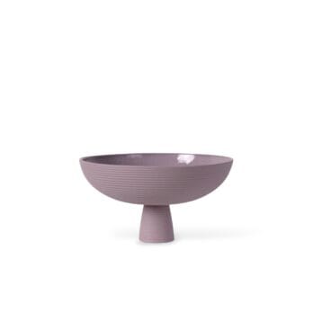 Lavender ceramic 'Dais' bowl, by Schneid Studio