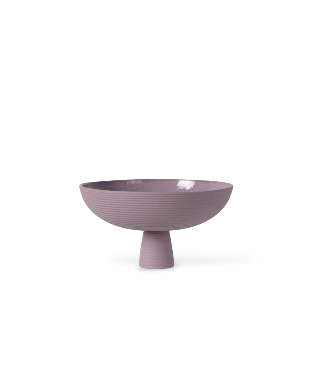 Lavender ceramic 'Dais' bowl, by Schneid Studio