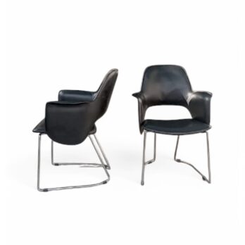 Set of 2 armchairs model 'Tender', designed by Roberto Lazzeroni for Fasem