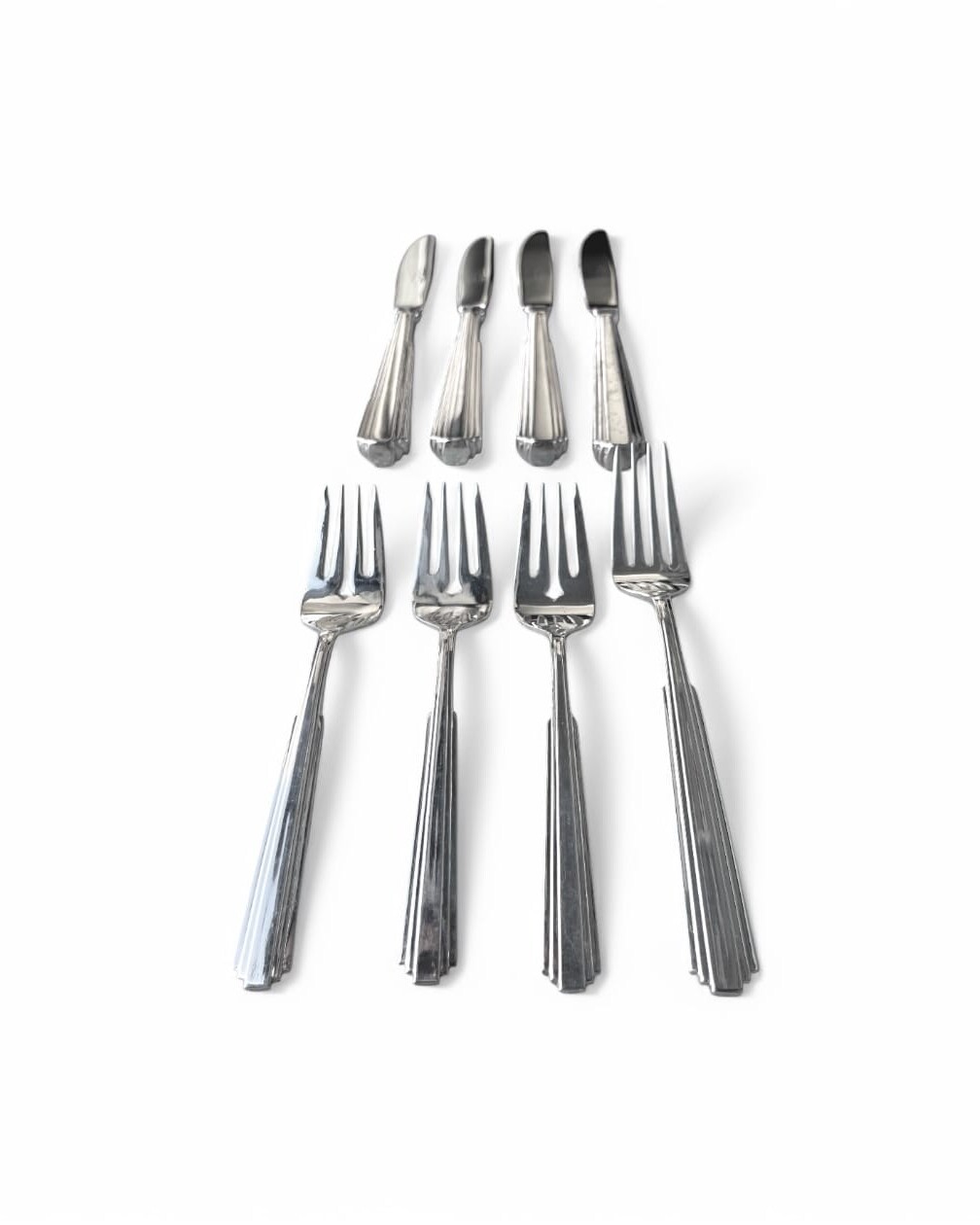 Mixed silver-plated cutlery set, vintage Arnolfo di Cambio